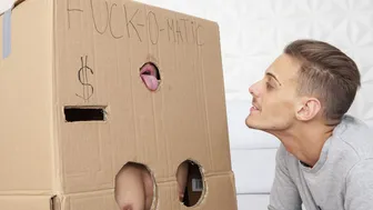 Makeshift Cardboard Gloryhole