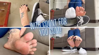 Countdown To You Cum For My Sweaty Feet (Mp4-Hd 1080P)