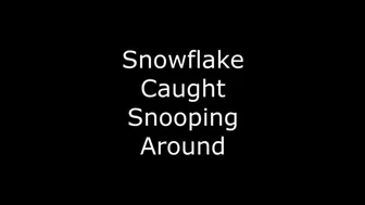 Snowflake In Caught Snooping Around