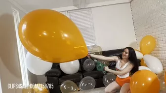 Extended Hooter Girl Balloon Inflation Pop