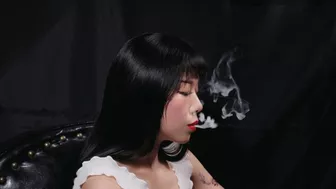 Sexy Goddess Smoking