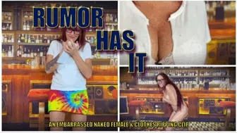 Rumor Has It - Embarrassed Naked Female-Clothes Destruction-Clothes Ripping - Diappearing Clothes - Humiliated Female