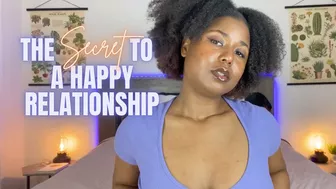 The Secret To A Happy Relationship