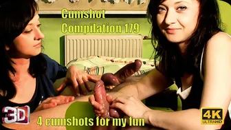 Cumshot Compilation 179 3D Sbs 4K