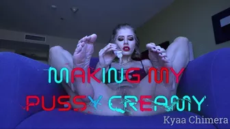 Making My Pussy Creamy - Goddess-Gasms By Goddess Kyaa - 1080P Mp4