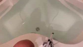 New White Snorkel And Mask Underwater Masturbation-Another Bathtub Chronicles