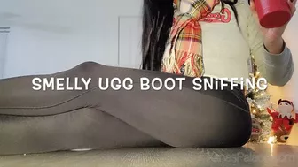 Smelly Ugg Boot Sniffing