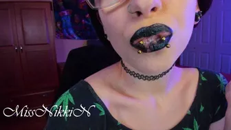 Spit And Smear: Black Lipstick 2