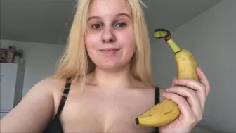 Anal Banana! No Cucumber! It's A Banana For My Ass!:)