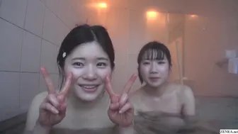 Adorable First Time Japanese Lesbians Private Vacation Video