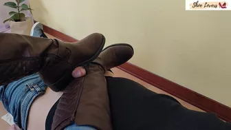 Brown Boots Ankle Shoejob