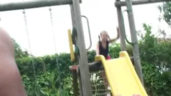 Teen Slut Sucks Bbc At The Playground