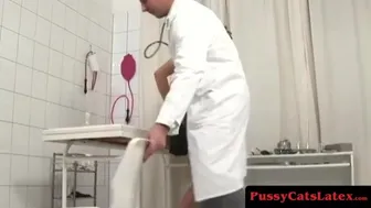 The Naughty Doctor Gives A Gorgeous Baby Anal Treatment