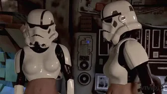 Vivid Parody - 2 Storm Troopers Enjoy Some Wookie Dick