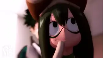 My Hero Academy: Tsuyu Asui Having Sex With Izuku Midoriya [Sfm With Sound]