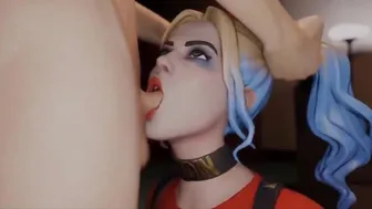 3D Compilation: Fortnite Harley Quinn Uncensored Hentai