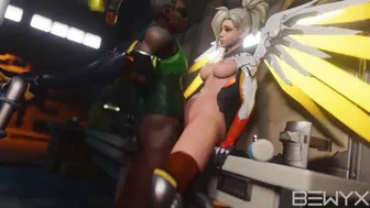 Mercy Getting Fucked By Lucio In The Garage Overwatch