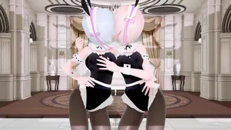 (Mmd Insect) Rem And Ram (Gimme That) (Bunny Suit) (Submitted By?)