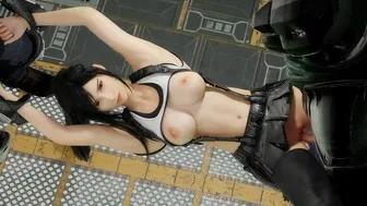 Final Fantasy Tifa Tied Up Fucked By World's Biggest Cock In Public - Gangbang - 3Some ❤︎ 60Fps