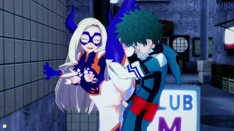 Yu Takeyama(Mt. Lady) And Izuku Midoriya Have Deep Sex In A Back Alley. - My Hero Academia Hentai