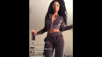 Rozay_Molly Instagram Live Stream With Nudity