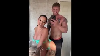 Jess Mike Miller Tik Tok Flip The Switch Challenge Fuck Brunette Over Sink