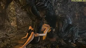 Samus Aran On A Strange Alien Planet Saga Full Video 3D Porn