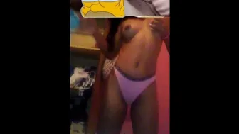 Latina Strips For Boyfriend Whatsapp Video Big Ass, Pink Pussy Play, Tan Boobs And Brown Nipple