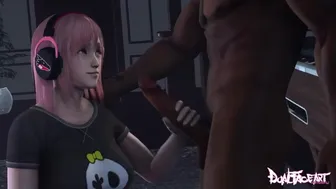 [3D Hentai] Pink Hair Gamer Girl Fuked