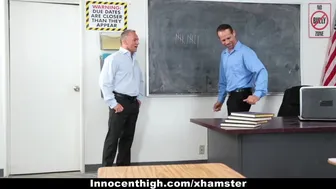 School Girl Fucks Both Her Teachers