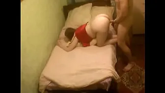 The Girl Is Fucking And Does Not Suspect That She Is Being Filmed By A Hidden Camera [Homemade Porn With A Big White Booty]