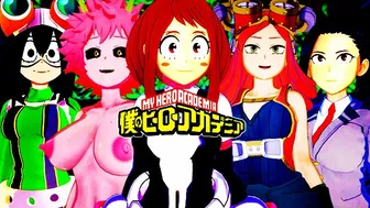 My Hero Academia Hentai Compilation - Deku Fucks Harem Of Girls From His Class