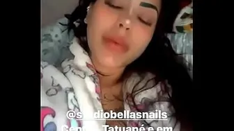 Mc Mirella Paying Breast On Instagram