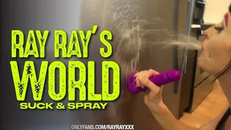 Ray Ray Xxx Gags On Dildo 'Till She Pukes And Spits