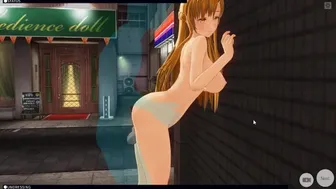 [Cm3D2] - Sword Art Online Hentai, Fucking Asuna Outside At Night