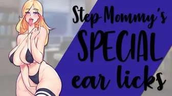 Step Mommy's Lewd Ear Licking [Handjob & Ear Licking]