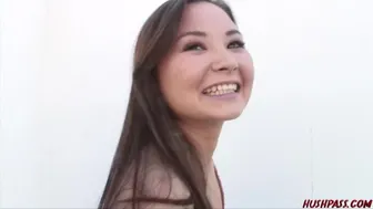 Tiny Asian Kia Gets Her Pussy Stuffed With Thick White Meant