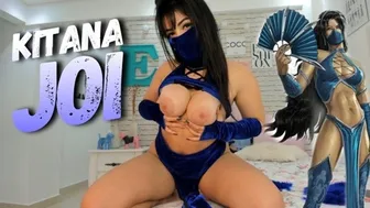 Joi Portugues - Kitana Mortal Kombat - Cosplay Girl Big Tits Joi Jerk Off Instructions