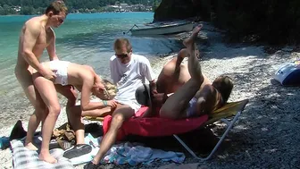 Public Family Therapy Beach Orgy