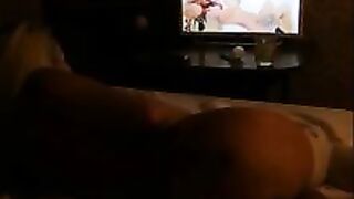 Blonde Detroit Girl Watching Porn