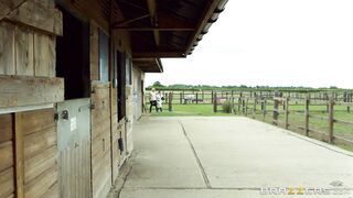 Ava Dalush And Victoria Summers Riding The Stable Boy