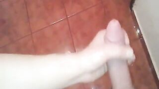 Handjob In Bathroom