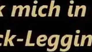 Deutsches Girl In Leggings Und High Heels Gefickt