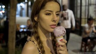 Vanna Bardot Has A Date With The Ice Creampie Man