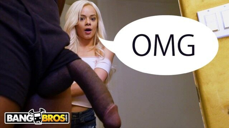Elsa Jean Gets Her Tight Pussy Stretched By Isiah Maxwell's Massive Black Cock