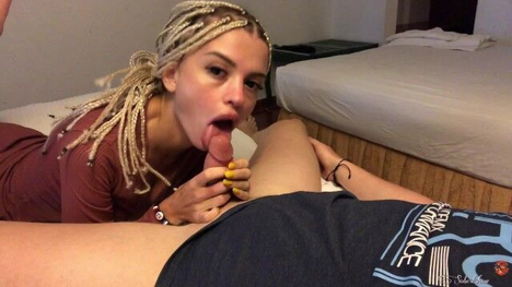 Freya Stein Gets Her Mouth And Feet Filled With Cum In A Quick Fuck And Swallow