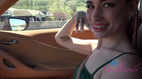 Delilah Day's Behind-The-Scenes Pov Car Adventure With A Naughty Rubdown