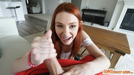 Lacy Lennon's Petite Frame Takes On A Massive Cock In Hardcore Pov Action