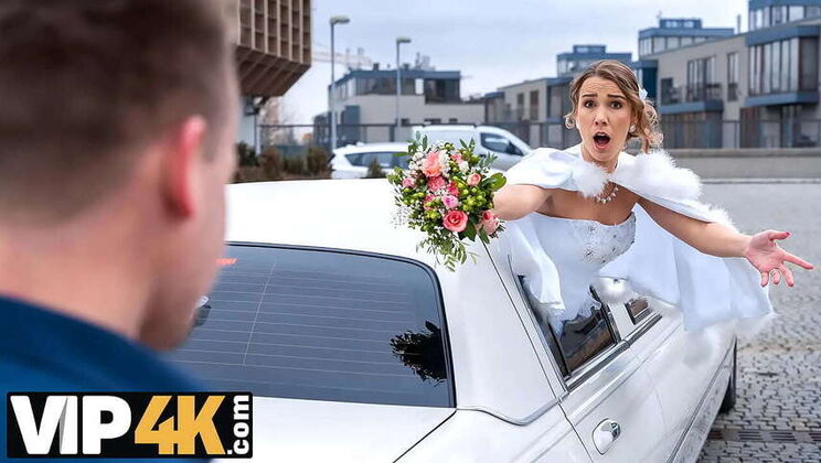 Bride4K: Wedding Day Limo Erotica With Alexis Crystal & Steve Q